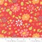 Fabric Moda Geranium Wildflower Delightfully Yours 108" Wide Back by the Quarter Yard 108035-16